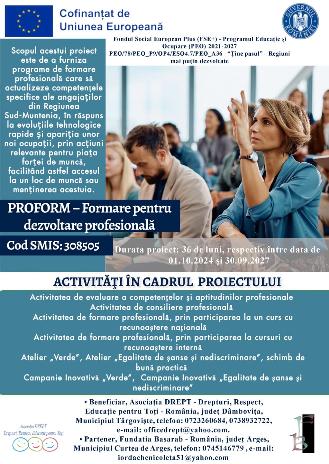 PROFORM – Formare pentru dezvoltare profesională